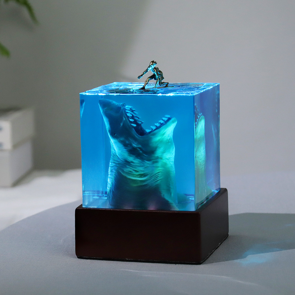 Resin Art Cube - 5 см/8 см, кубический организм, смола,