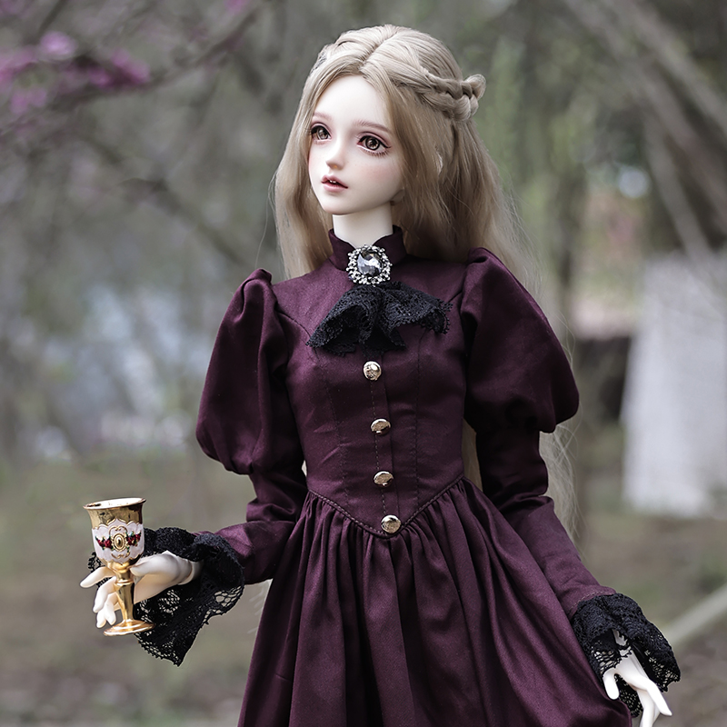 Resin Art Purple - Elina BJD кукла 1/3 красивая элегантная
