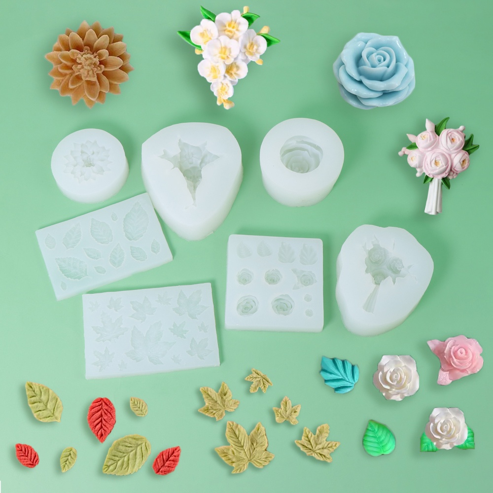 Resin Art Rose Petals - Силиконовая форма для мыла с лепестками