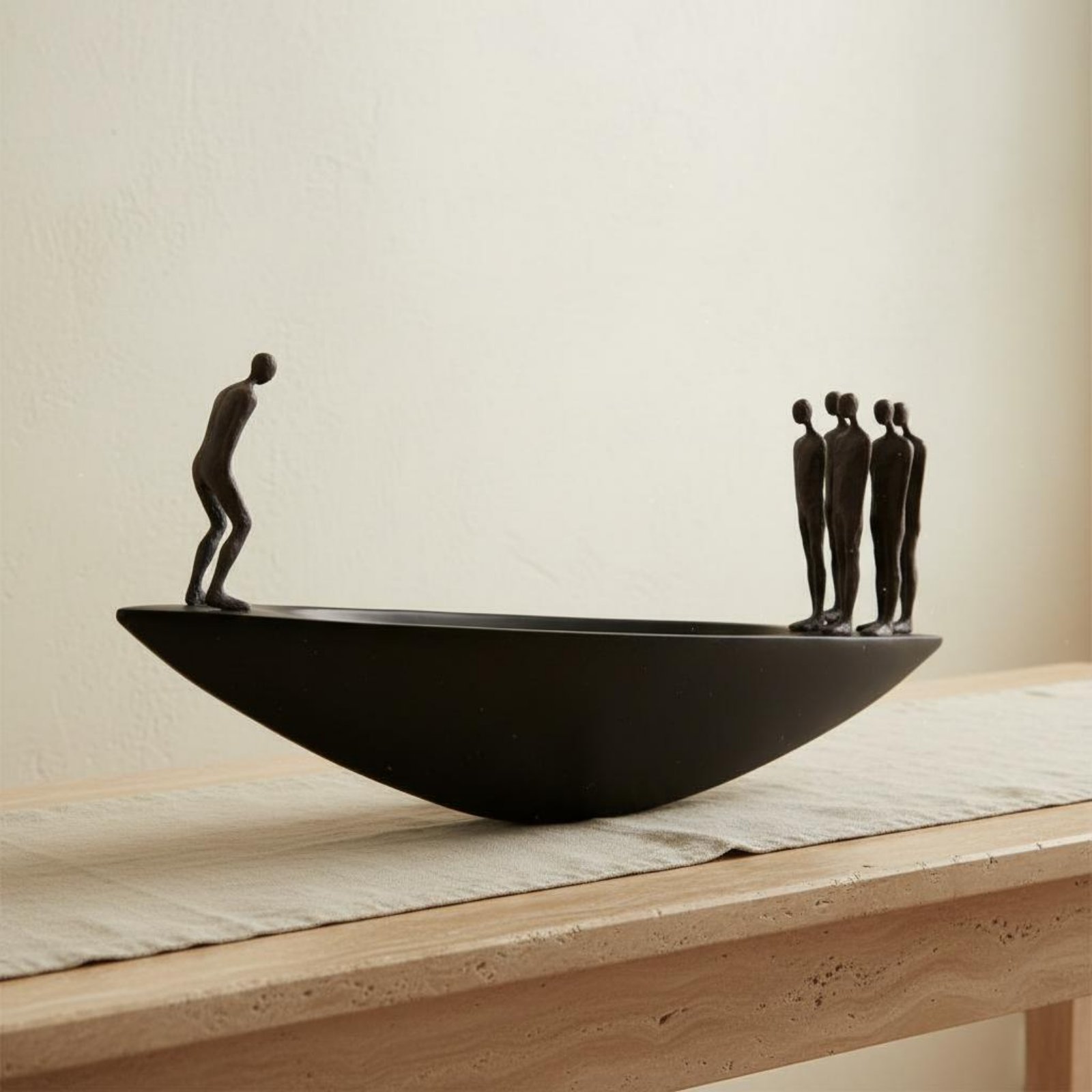 Resin Art Furniture - Современная статуэтка парусника из смолы в