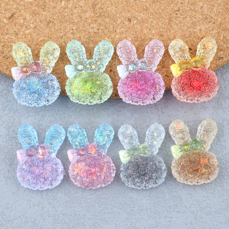 Resin Art Things - 5 шт. светящихся градиентных кабошонов из