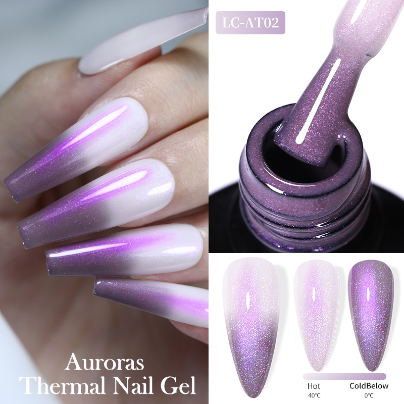 Resin Art Purple - LILYCUTE 7 мл термогель-лак для ногтей