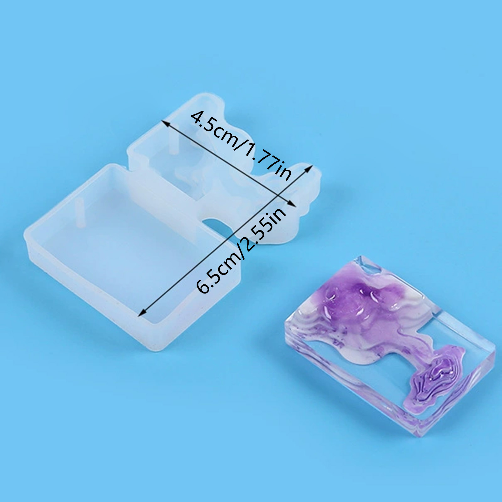 Набор из 3 гибких силиконовых  – обзор и цена Resin Art Geode