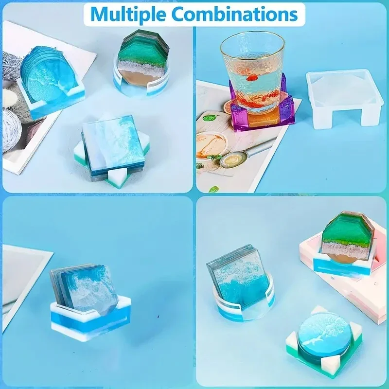5 шт./компл. подставки для чаш – обзор и цена Resin Art Mould