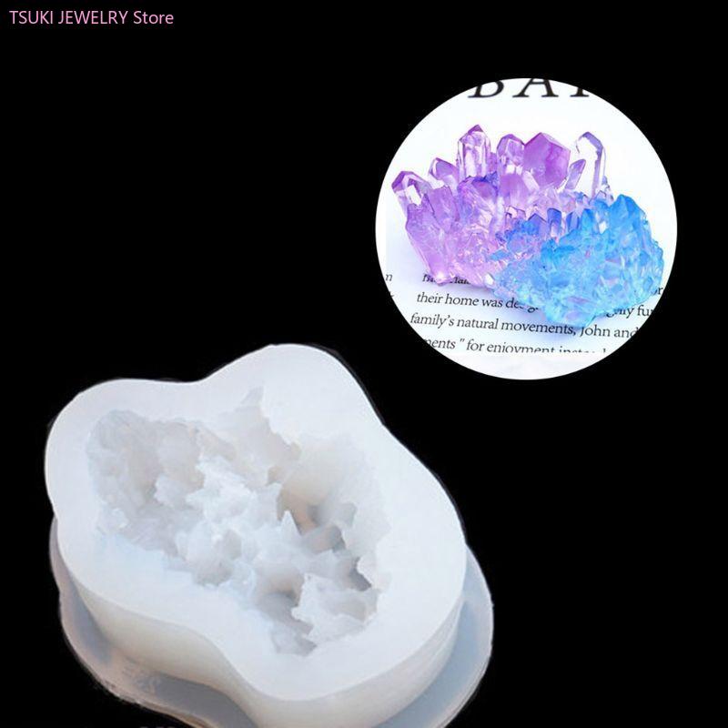 62KE DIY Кристалл Кварц Рок Кл – обзор и цена Resin Art Geode