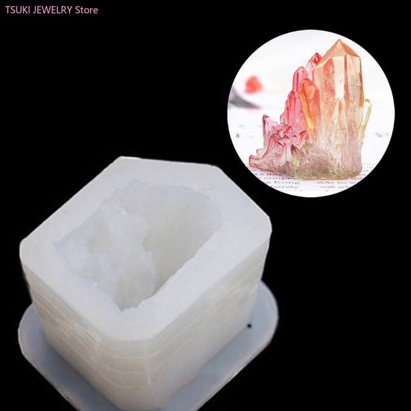 62KE DIY Кристалл Кварц Рок Кл – обзор и цена Resin Art Geode
