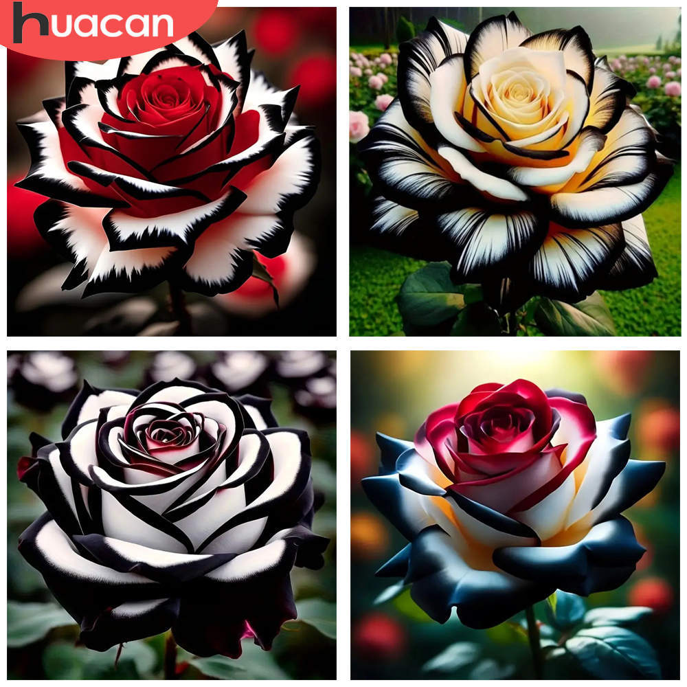 HUACAN 1 шт. алмазная живопись – обзор и цена Resin Art Rose Petals
