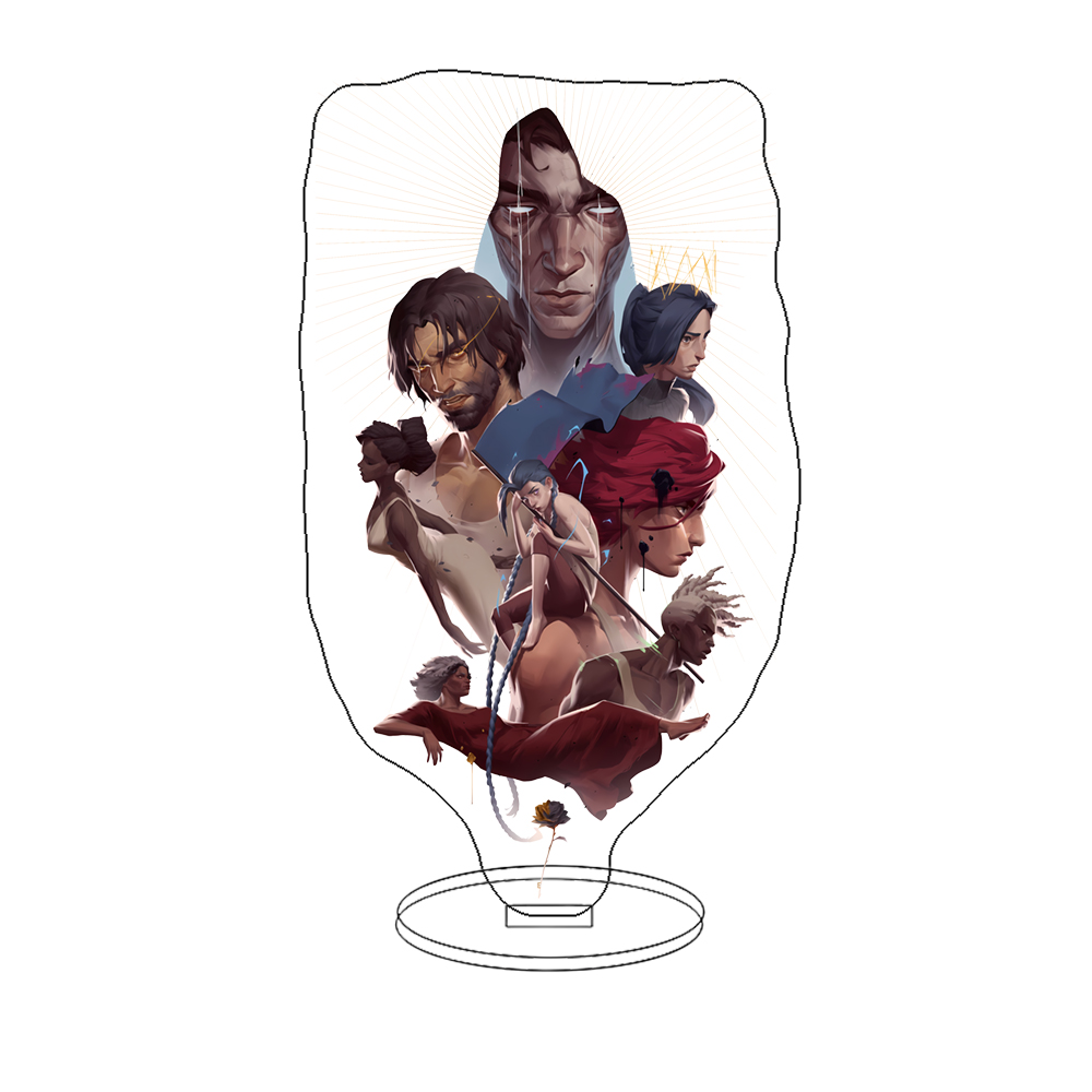 Акриловая подставка-брелок Arc – обзор и цена Resin Art Things