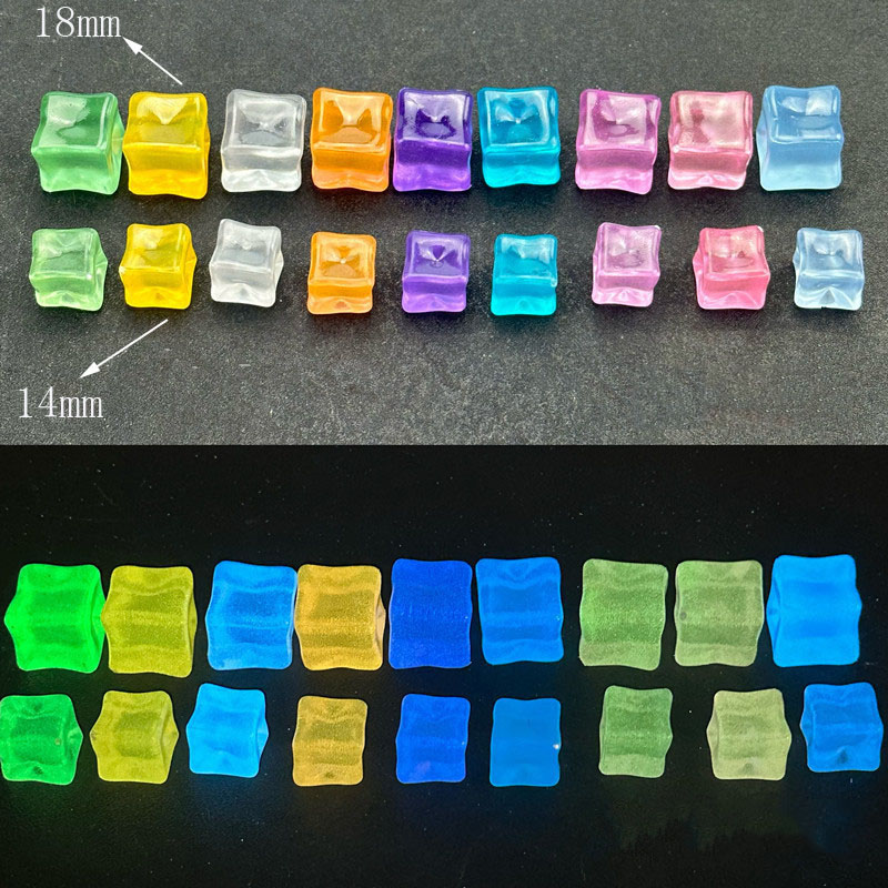 20 шт., светящиеся квадратные  – обзор и цена Resin Art Cube