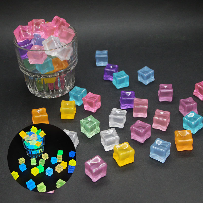 20 шт., светящиеся квадратные  – обзор и цена Resin Art Cube