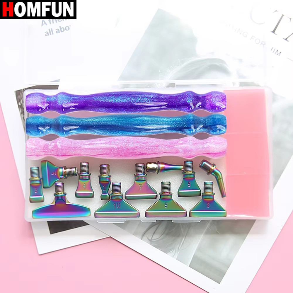 HOMFUN 5D Бриллиантовая фотогр – обзор и цена Resin Art Purple