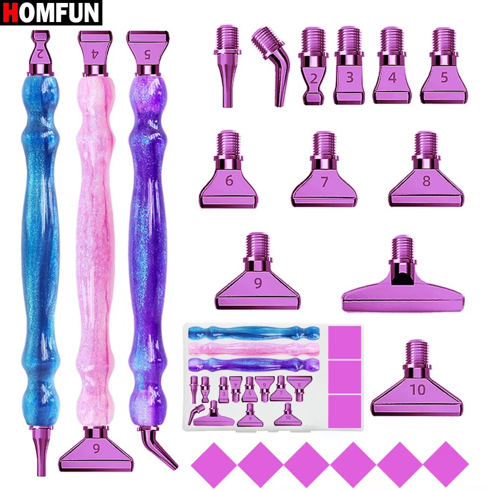 HOMFUN 5D Бриллиантовая фотогр – обзор и цена Resin Art Purple