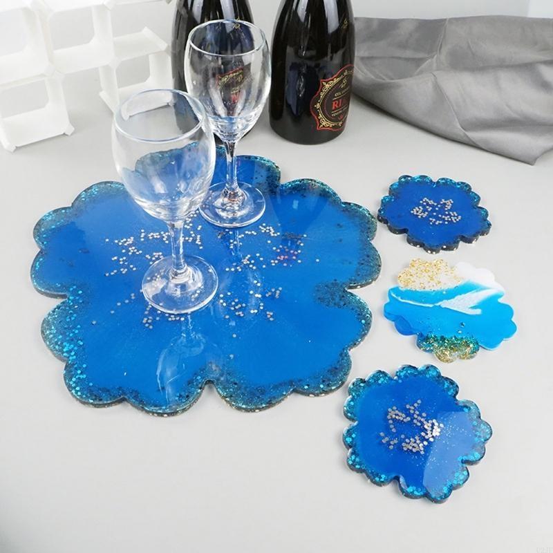 5 шт., большие формы для подст – обзор и цена Resin Art Geode