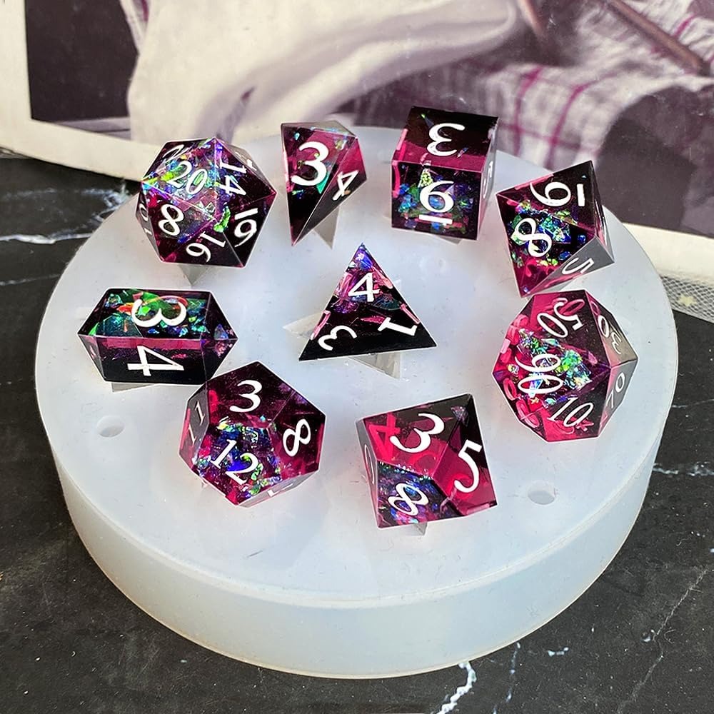 DIY DND Силиконовая форма для  – обзор и цена Resin Art Mould