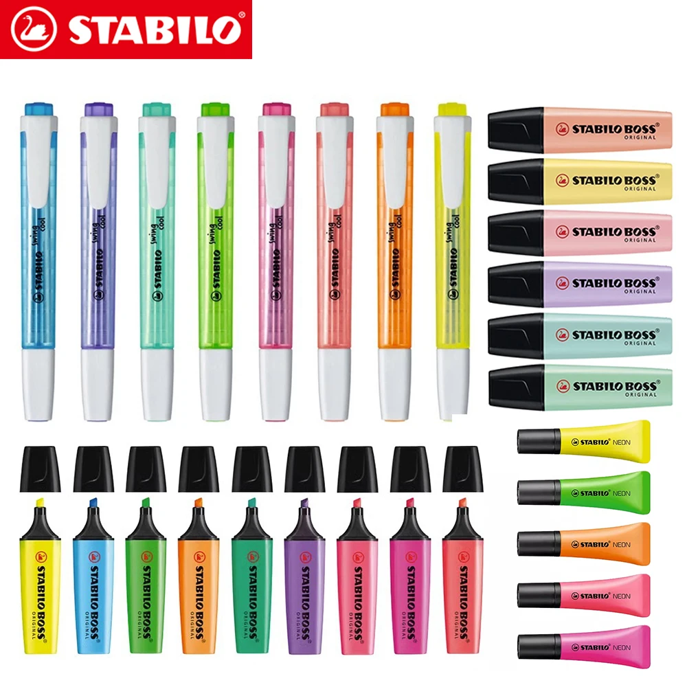 Набор маркеров STABILO BOSS 70 – обзор и цена Stabilo Marker Swing Cool