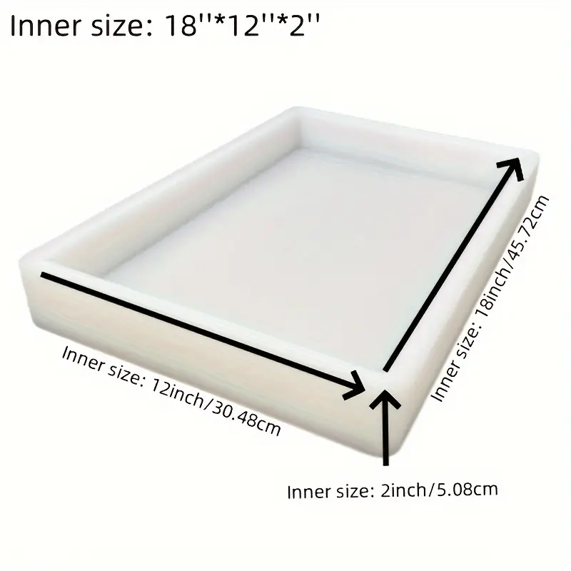 Большая силиконовая форма 18*1 – обзор и цена Resin Art Table
