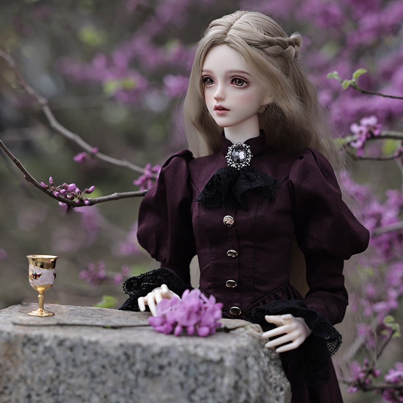 Elina BJD кукла 1/3 красивая э – обзор и цена Resin Art Purple