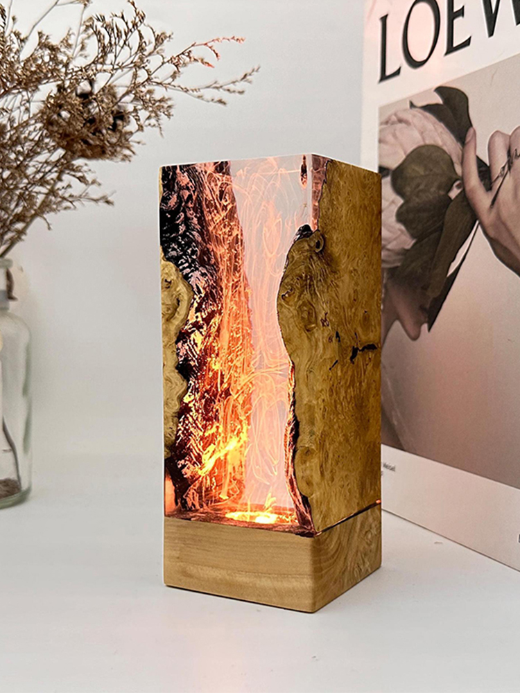 Настольная лампа из смолы с по – обзор и цена Resin Art Table