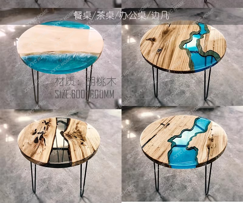 Креативный дизайнерский обеден – обзор и цена Resin Art Table