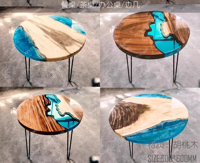 Креативный дизайнерский обеден – обзор и цена Resin Art Table