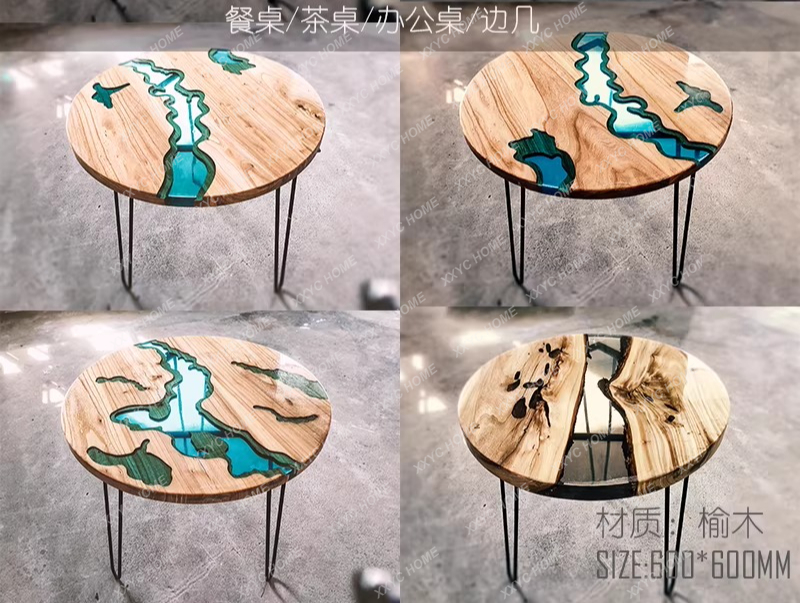 Креативный дизайнерский обеден – обзор и цена Resin Art Table