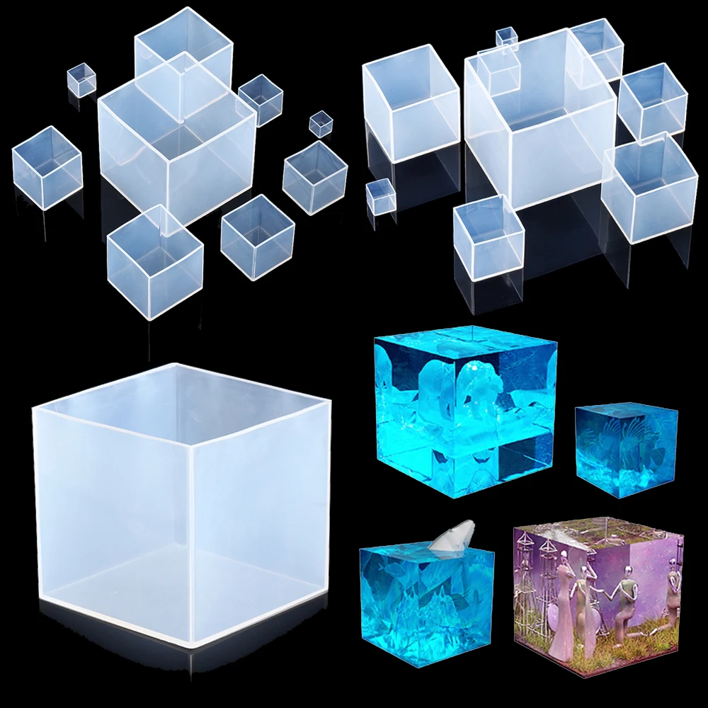 Прозрачные силиконовые формы д – обзор и цена Resin Art Cube