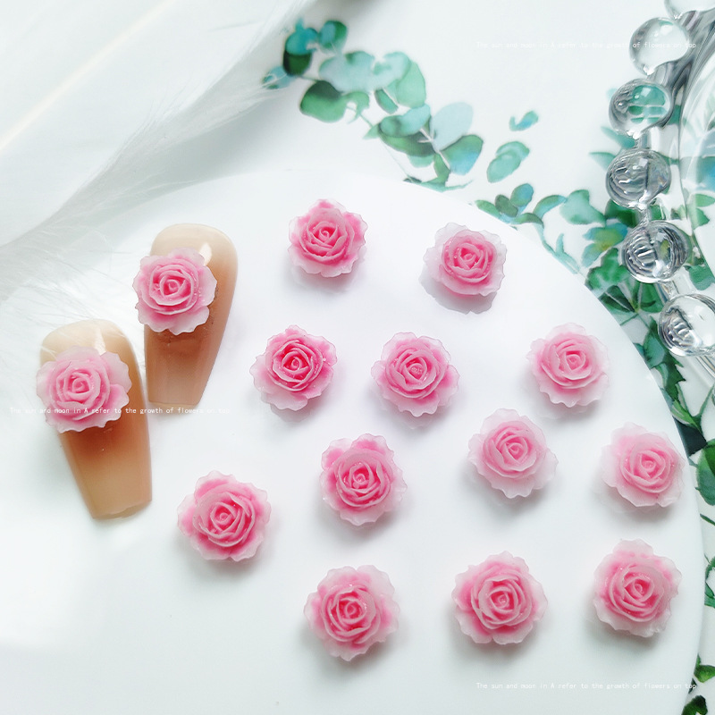 10 шт. изысканные подвески из  – обзор и цена Resin Art Rose Petals