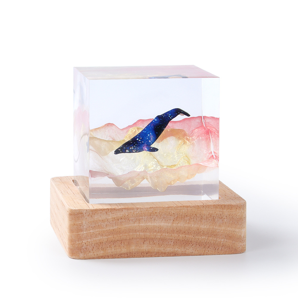 5 см куб-организм, настольный  – обзор и цена Resin Art Cube