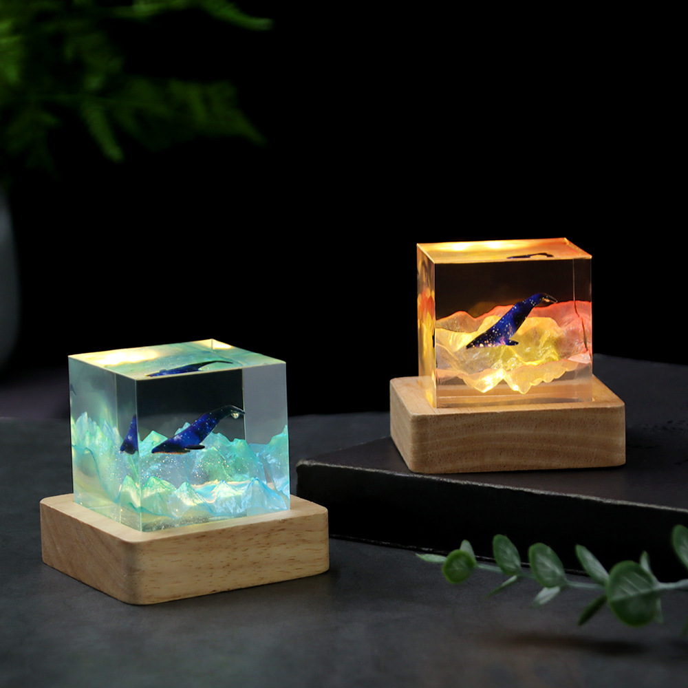 5 см куб-организм, настольный  – обзор и цена Resin Art Cube