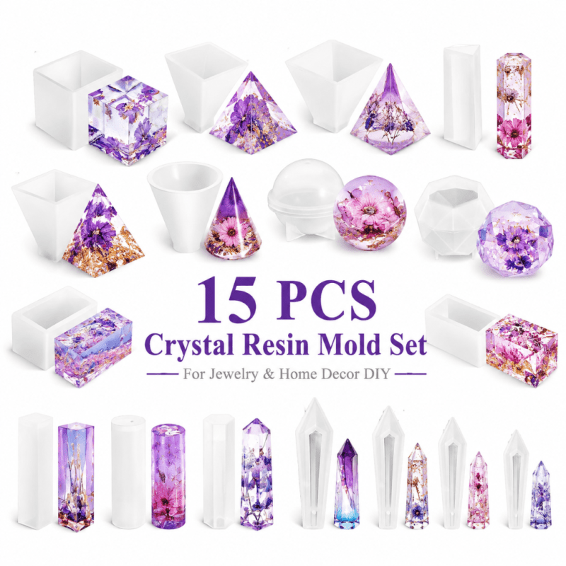 Набор из 15 силиконовых форм д – обзор и цена Resin Art Furniture