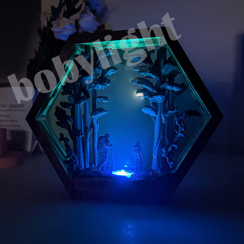 Настольная лампа-фигурка турис – обзор и цена Resin Artist