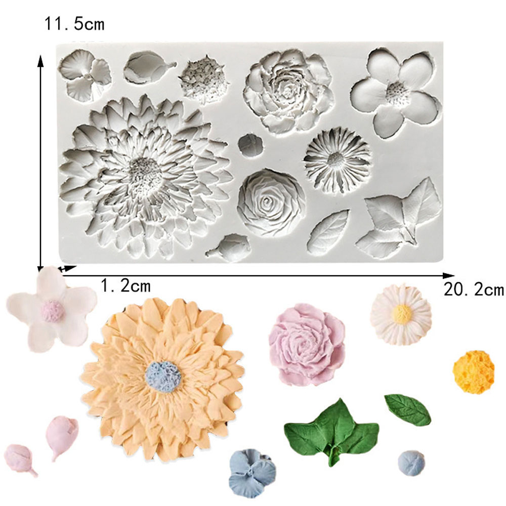 Лепестки подсолнечника и листь – обзор и цена Resin Art Rose Petals