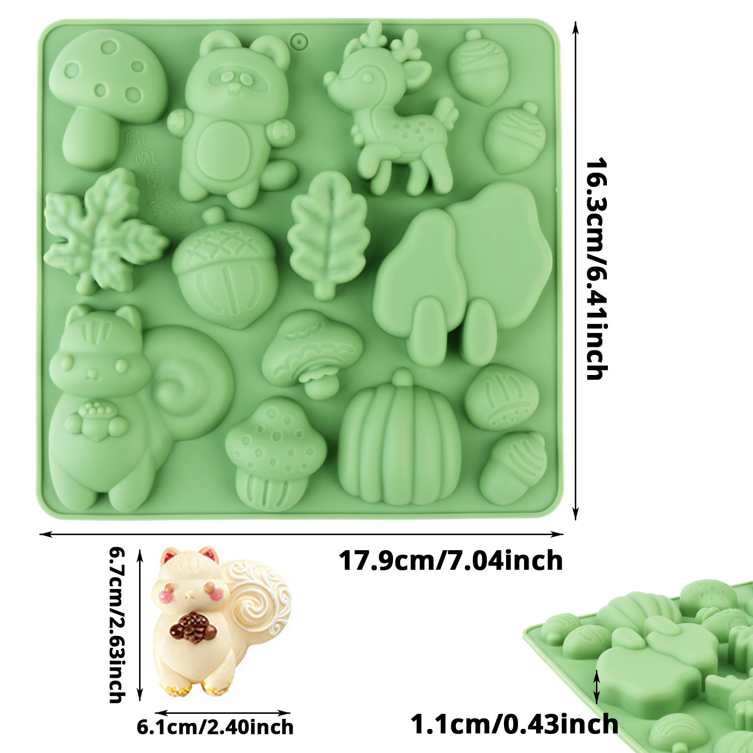 Силиконовая форма для выпечки  – обзор и цена Resin Art Things