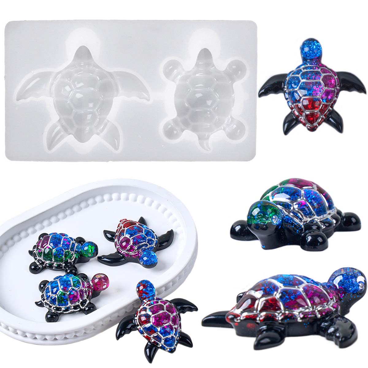 3D брелок с морской черепахой, – обзор и цена Resin Art Mould