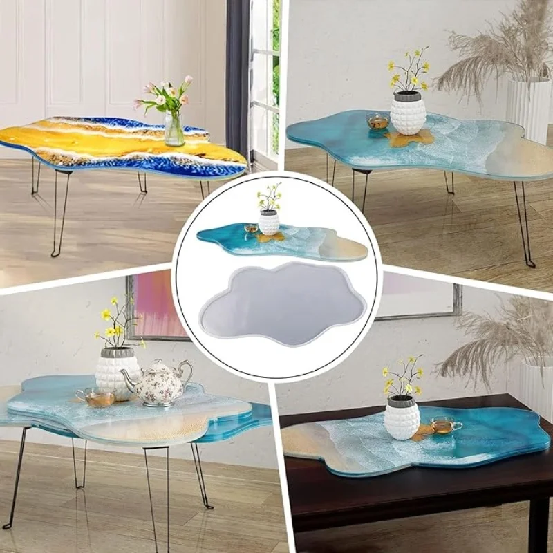 Большая форма для стола из смо – обзор и цена Resin Art Table