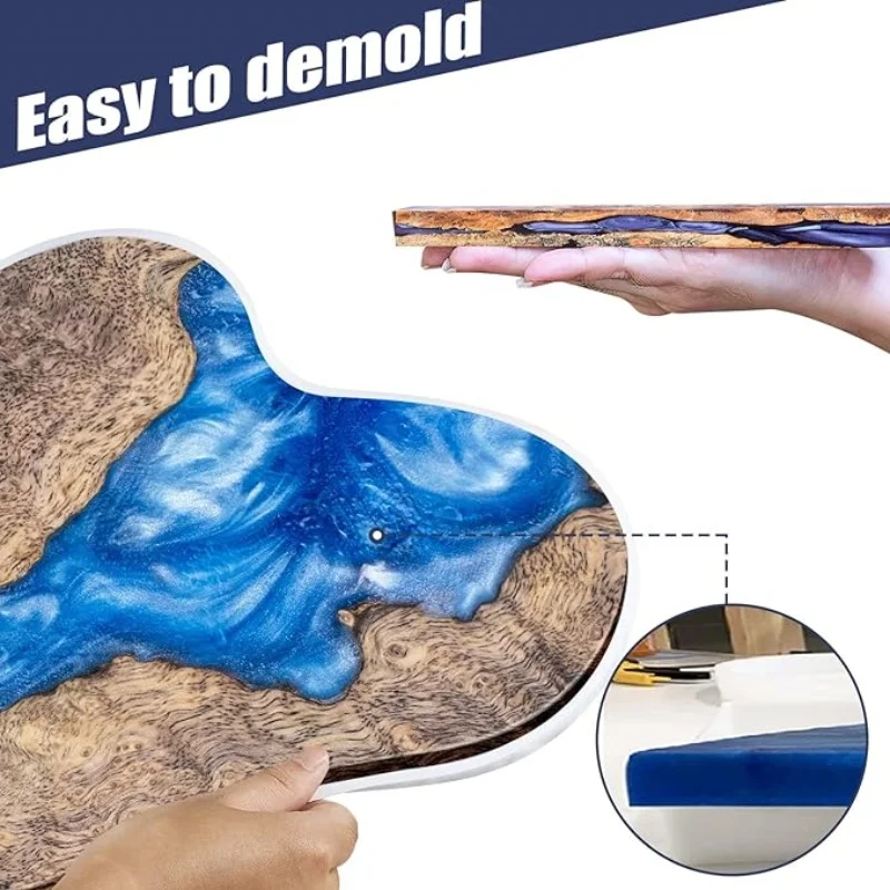 Большая форма для стола из смо – обзор и цена Resin Art Table