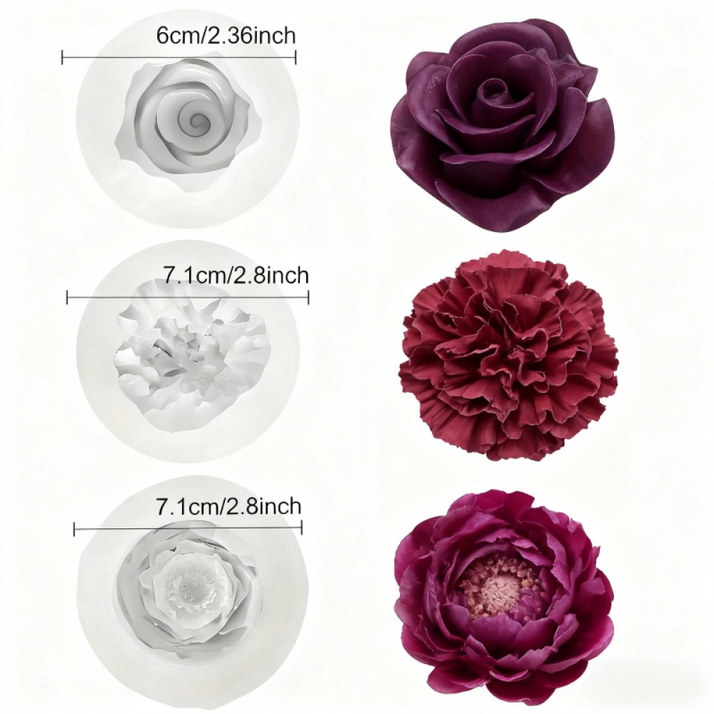 Силиконовые формы из 3 предмет – обзор и цена Resin Art Rose Petals